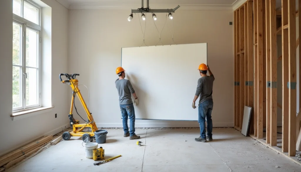 Walls or Ceiling First?